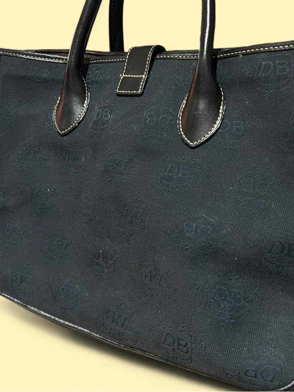 Dooney & Bourke Black Laptop Tote - Picture 5 of 11